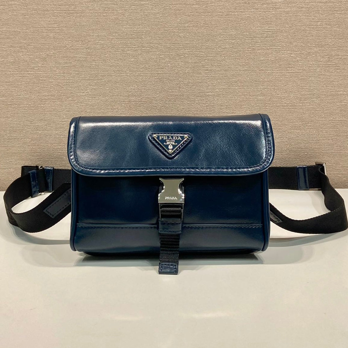 Prada 2026 Smartphone Case 18cm Denim Leather 282792