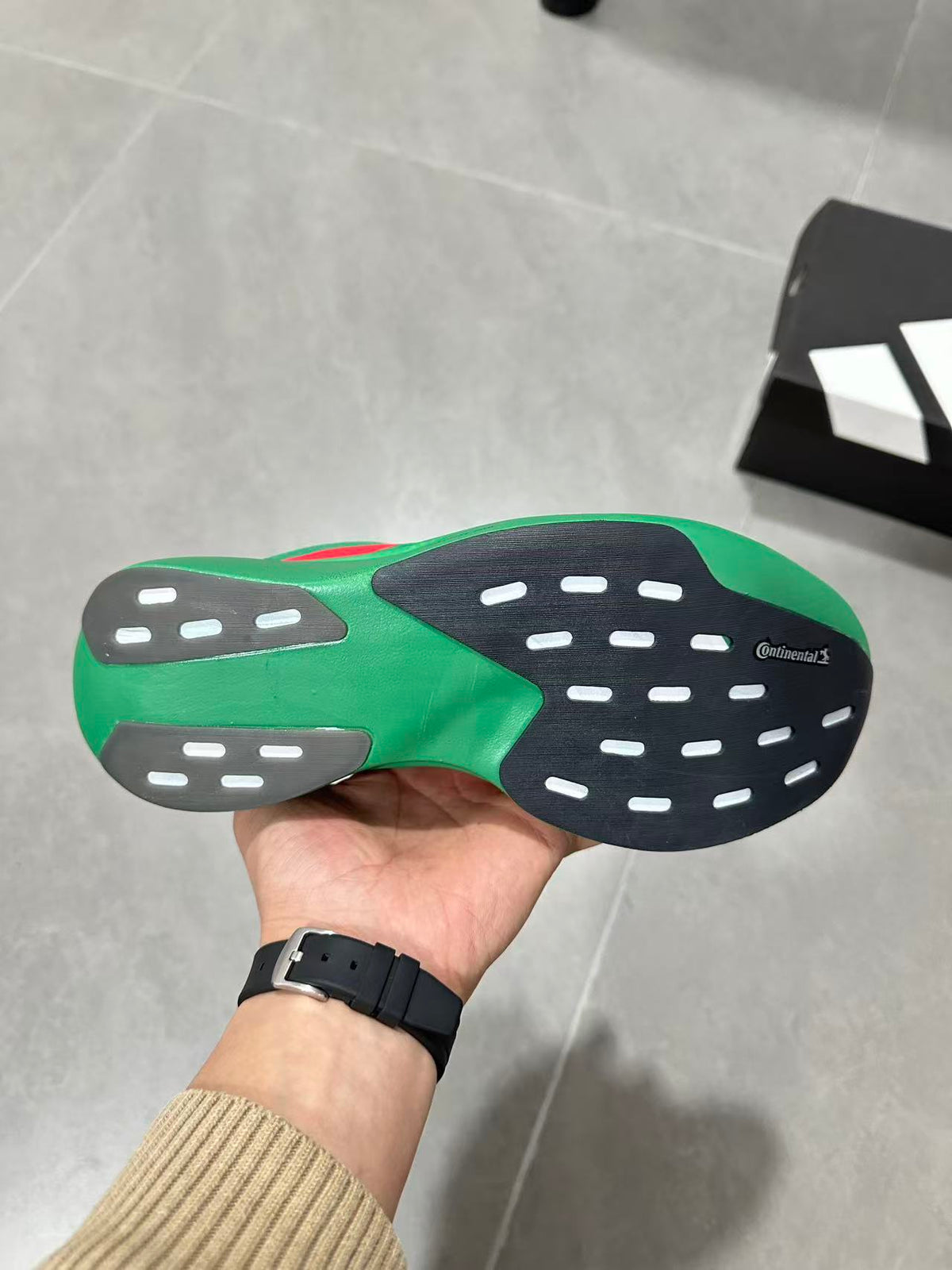 Adidas Lightstrike Pro Running Shoes Green Red JQ4440