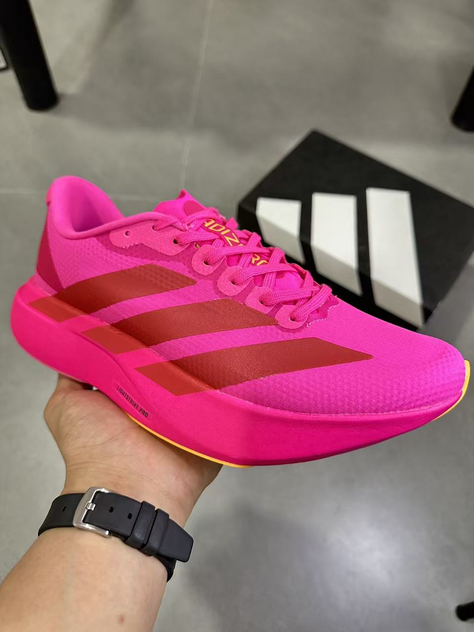 adidas Lightstrike Pro Running Shoes in Magenta KI6902