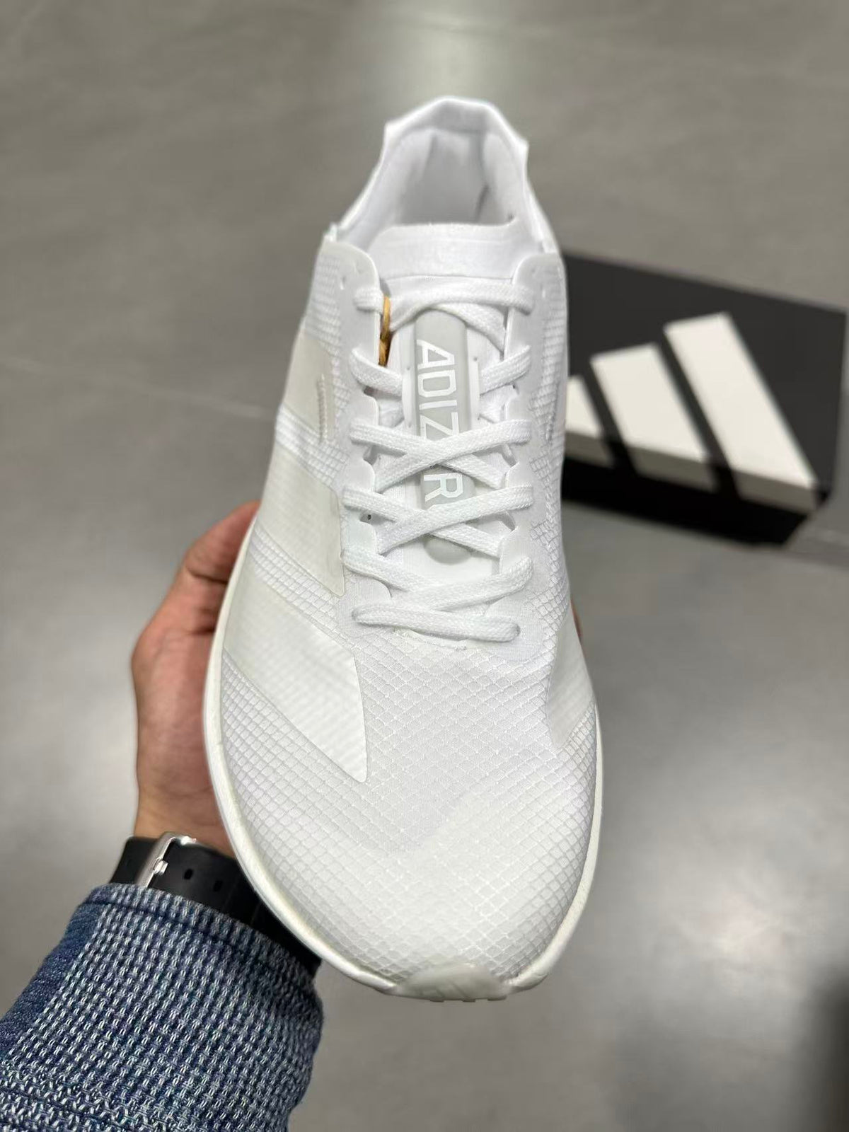Adidas Adizero Lightstrike Pro White Running Shoes JR6355