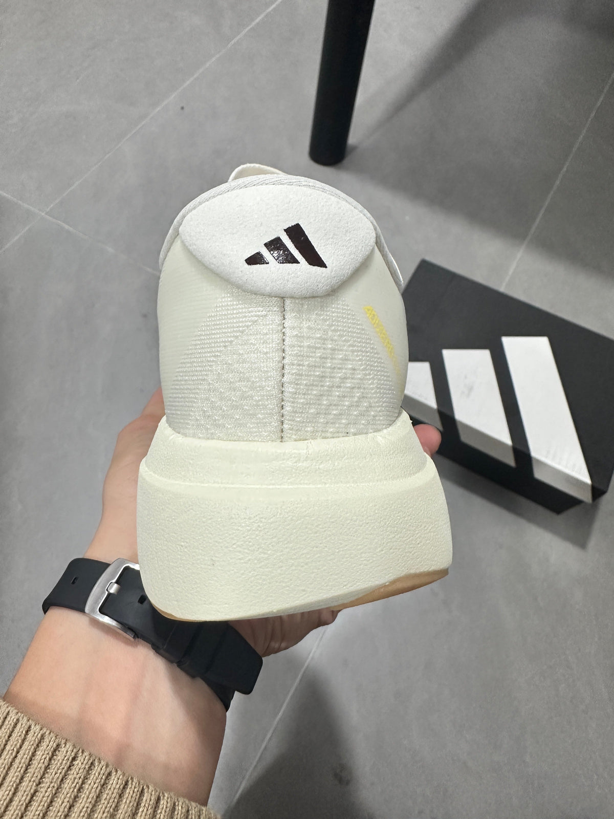 Adidas Lightstrike Pro Running Shoes White Black