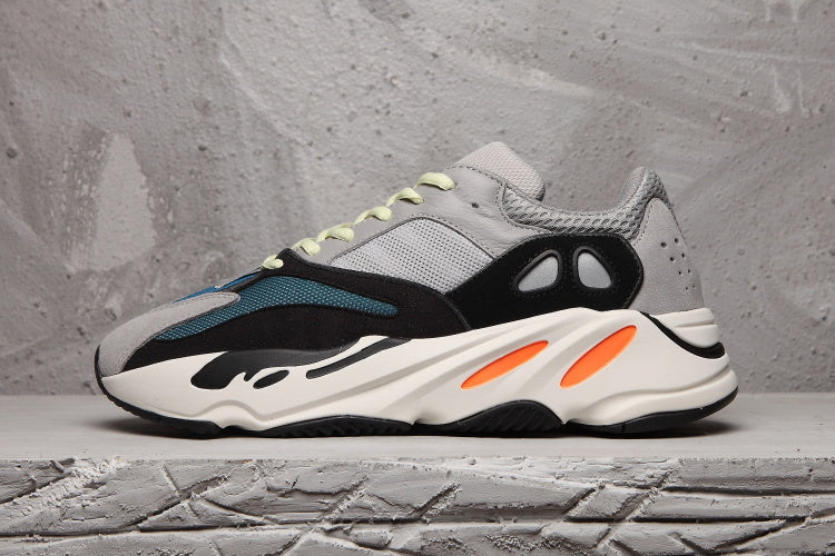 Adidas 700 Men’s Sneakers in Gray, Black and Orange