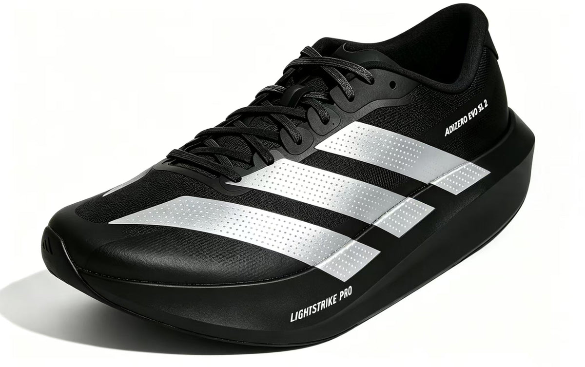 adidas Adizero Evo SL 2 Black Silver Running Shoes