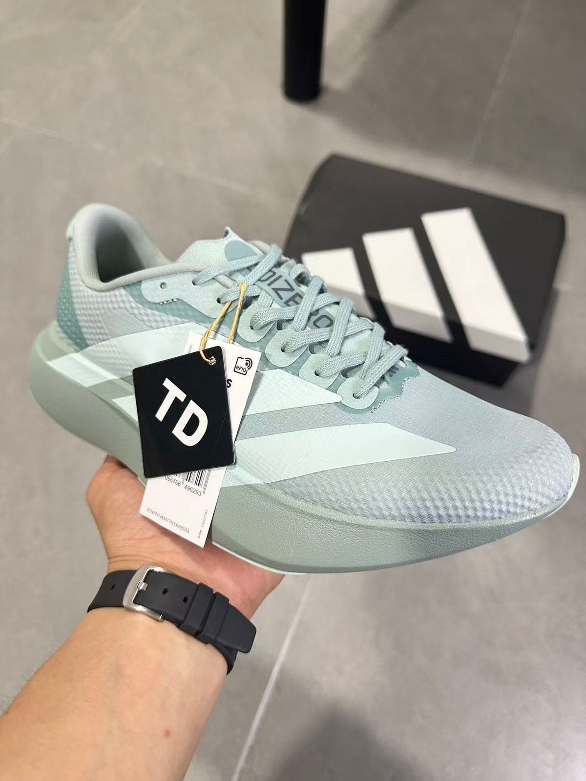 Adidas Lightstrike Pro Running Shoes, Pale Green