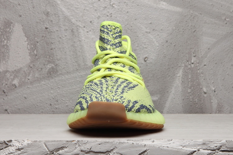 Adidas Yeezy Boost 350 V2 Sneaker in Lime Green and Brown