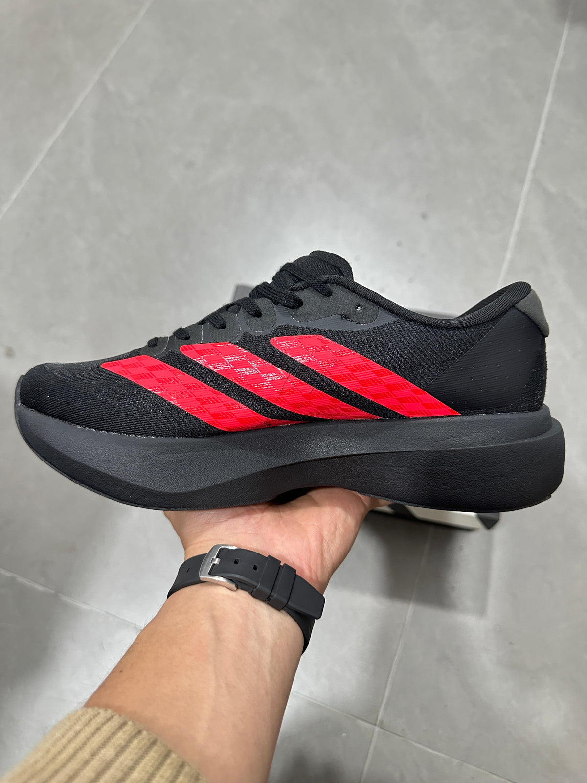 Adidas Lightstrike Pro AMG Black and Red Running Shoes KH8832