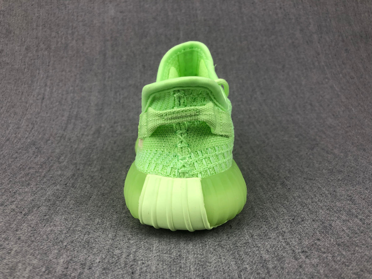 Adidas Yeezy Boost 350 V2 Kids Sneakers in Glow Green