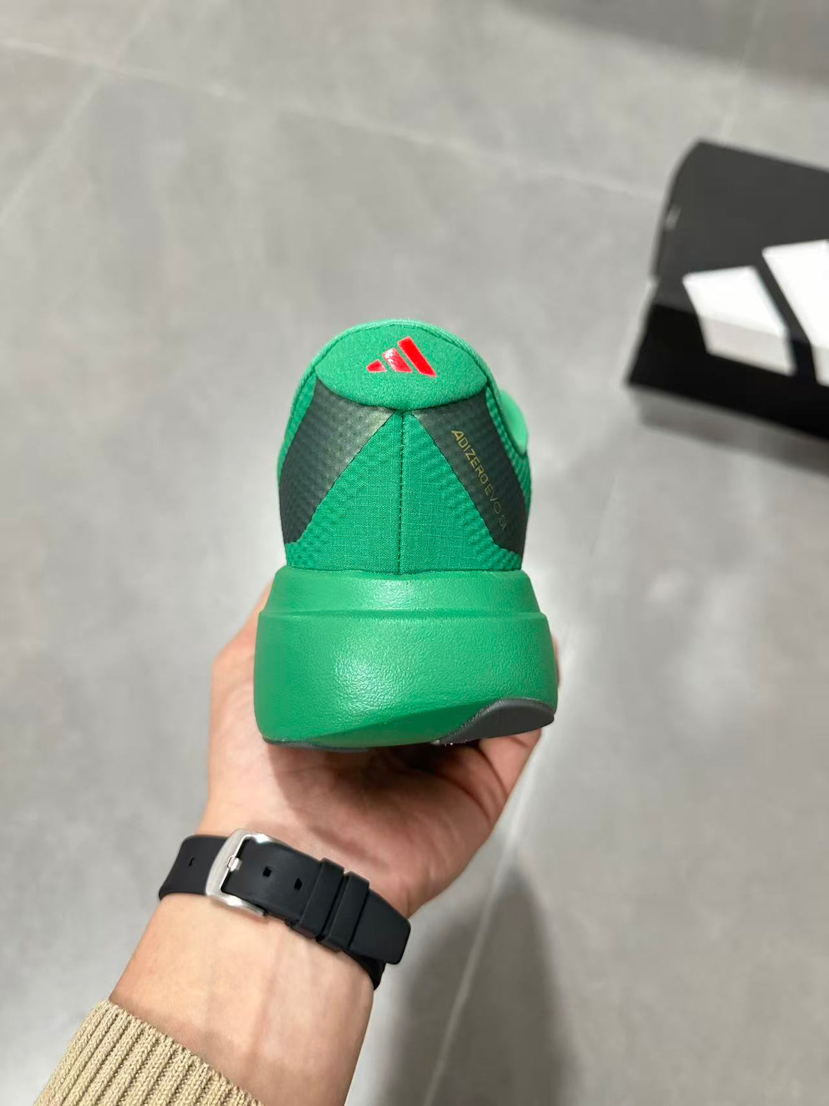 Adidas Lightstrike Pro Running Shoes Green Red JQ4440