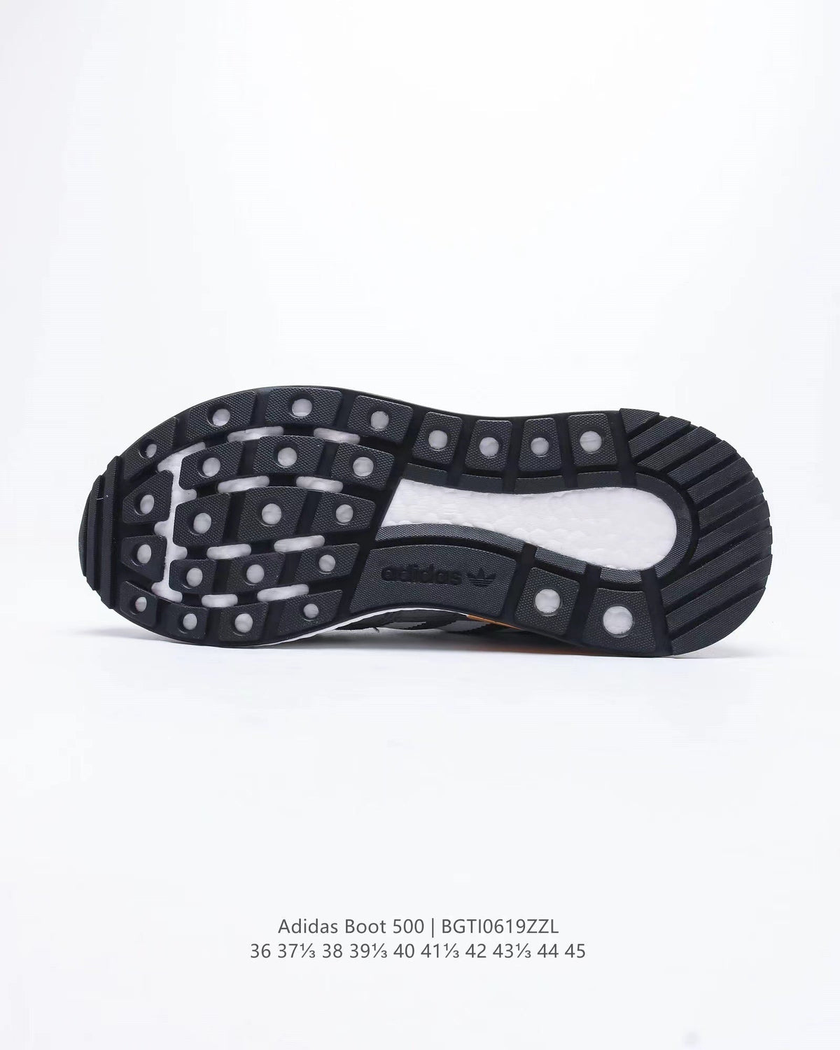 adidas Boot 500 Running Sneakers Grey Black Orange