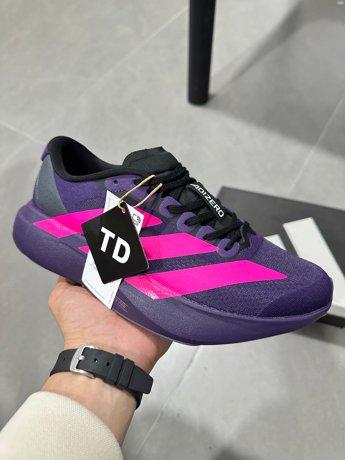 adidas Adizero Running Shoes Purple Pink