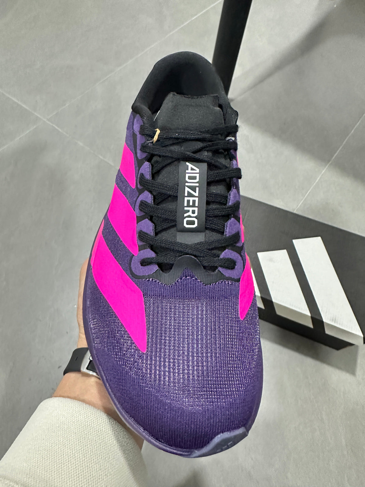 adidas Adizero Running Shoes Purple Pink